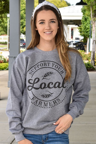 Support Your Local Farmers Sweatshirt