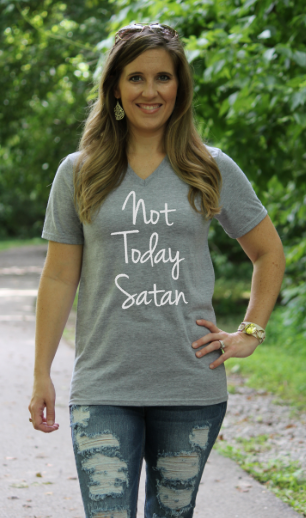 Not Today Satan - Glittering Boutique