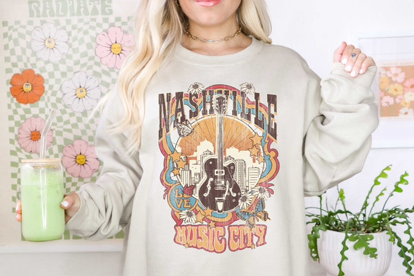 Nashville Music City Sweatshirt