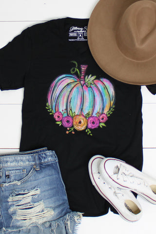Watercolor Pumpkin - Glittering Boutique