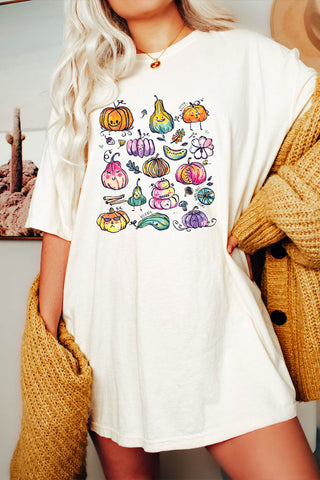 Fall Pumpkins Oversized Comfort Color