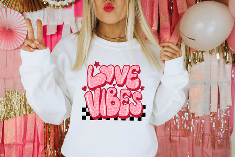 Love Vibes Retro Bolt Sweatshirt