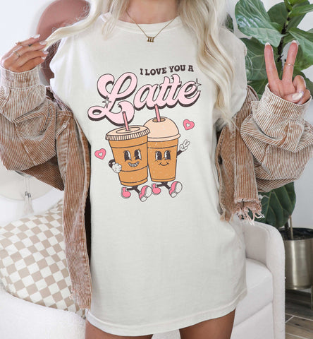 Love you Latte Oversized Comfort Color