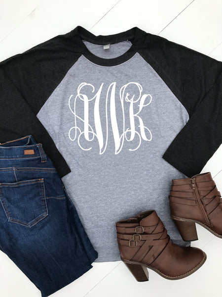 Personalized Raglan - Glittering Boutique